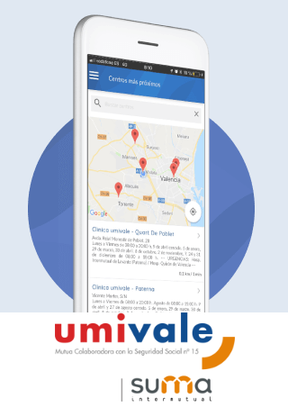 Umivale - web privada y apps móviles para empresas y despachos