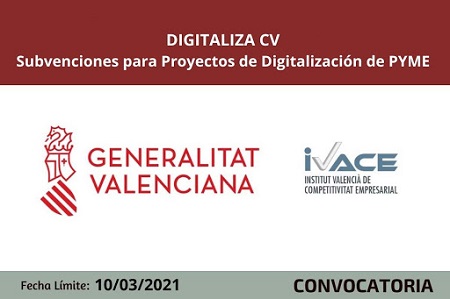 Ayudas Digitaliza CV 2021 